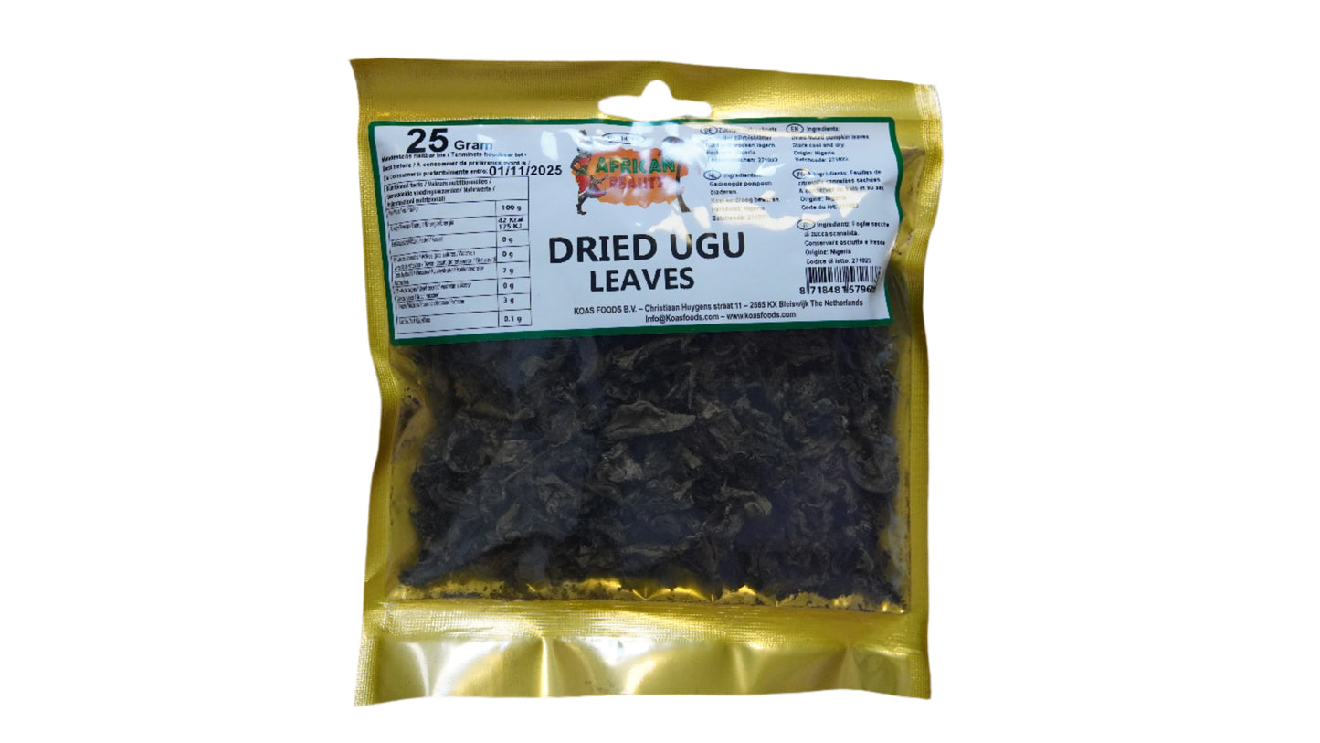 African Beauty Dried Ugu Leaves / African Beauty Džiovinti Ugu Lapai