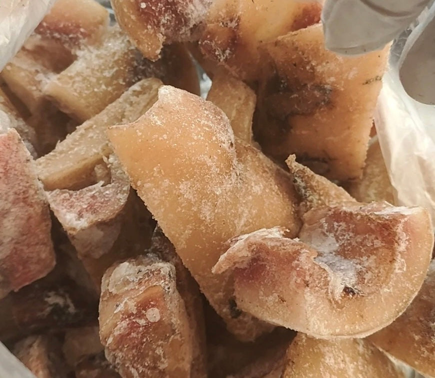 Frozen Pommo/Wele/Burned cow skin 1kg - African Beauty