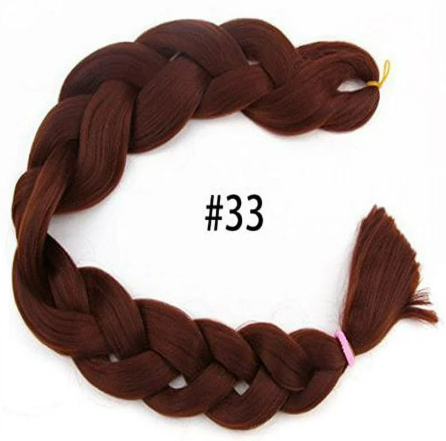Pre-Stretched Color 33 X-PRESSION Ultra Braid hair extensions for braiding - 82 inches 160g