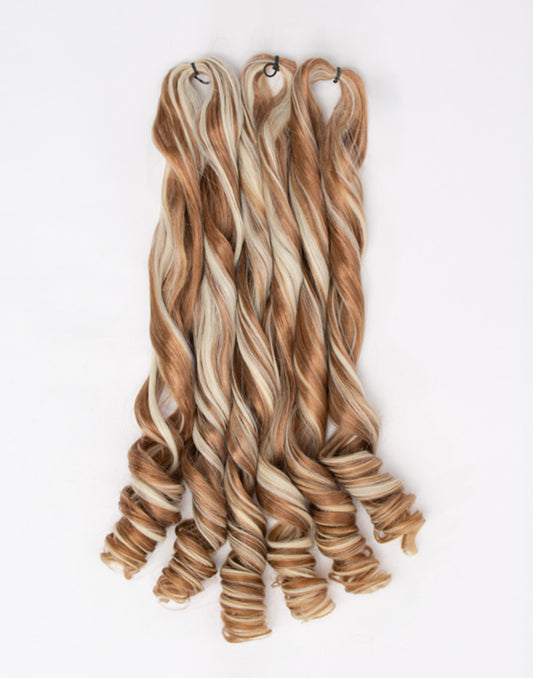 FRENCH CURL Hair Extensions Color 27/613 For Braiding - FEME SYN URBAN BRAID