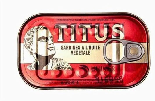 Titus sardines veg. oil 125g
