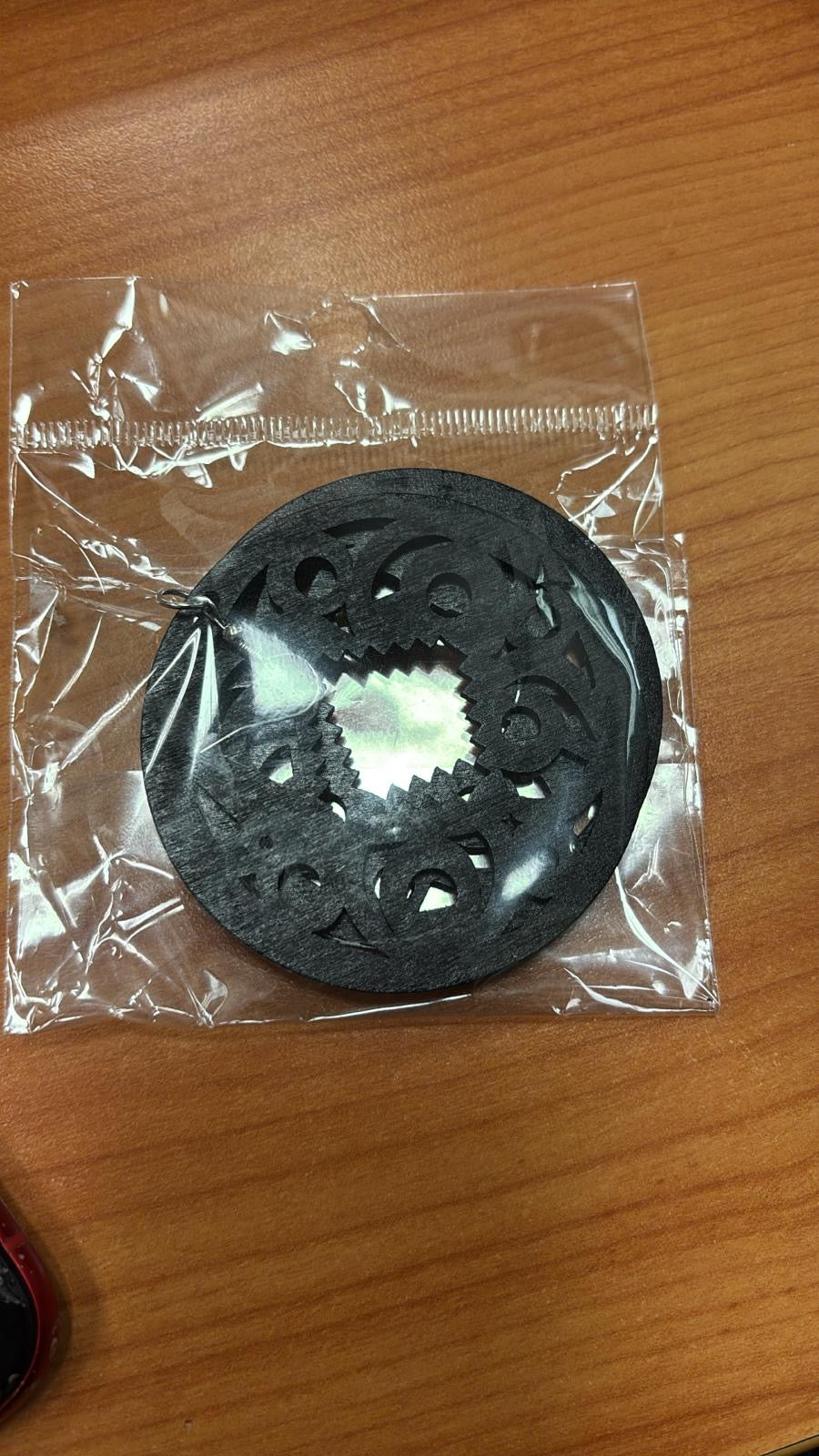 Elegant Pair of African Earrings Black 7.5g