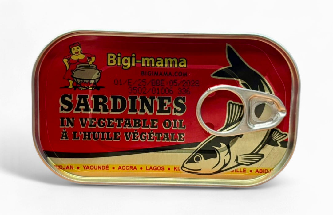 Bigi-mama sardines in vegetable oil - 125g