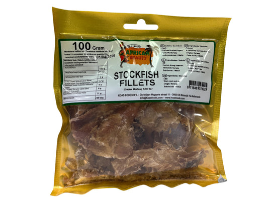African Beauty Stockfish COD fillets - 100 grams