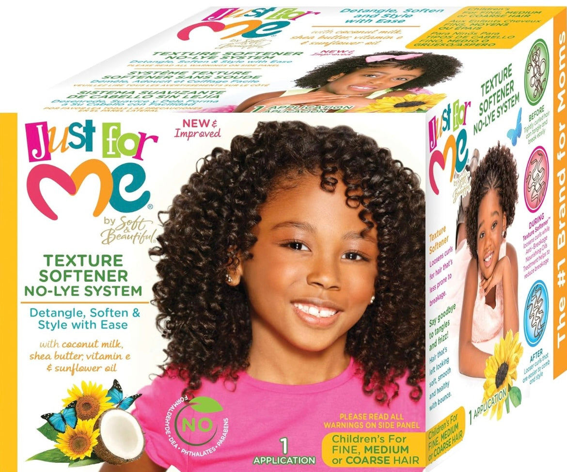 Hair Texture Softener Kit - 1 PCS JUST FOR ME(Hair relaxer)