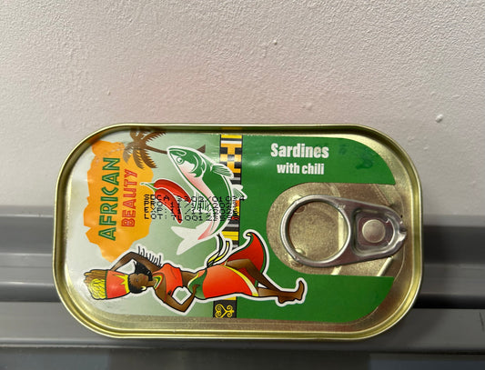 Sardines with Chili African beauty