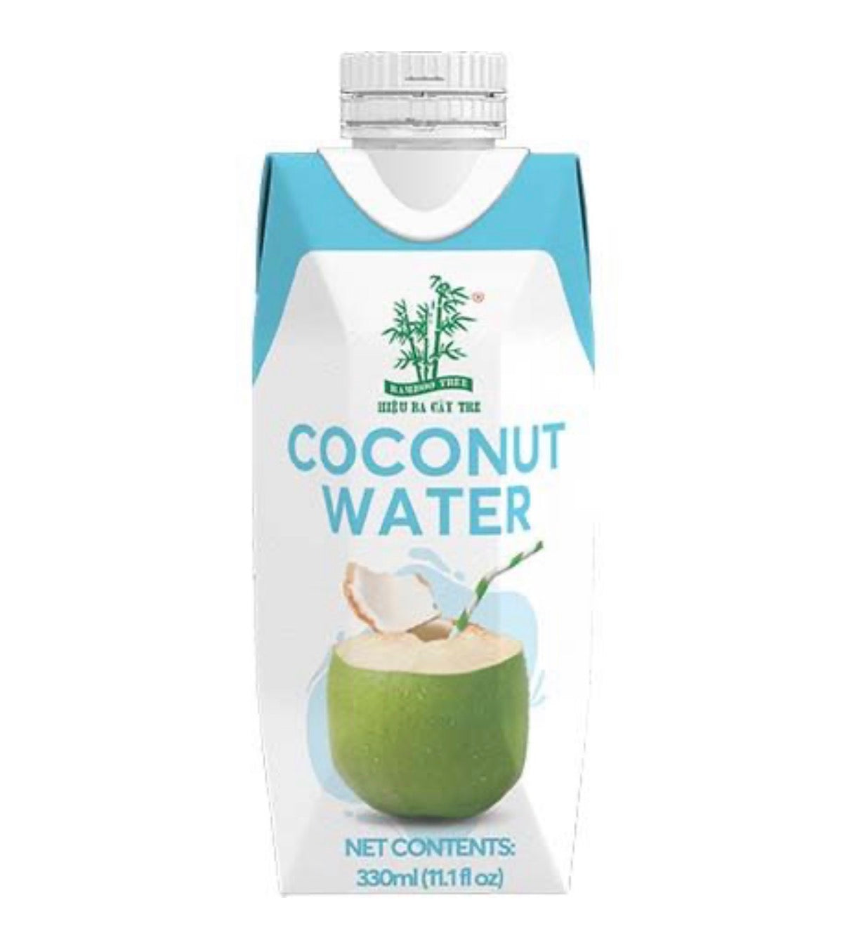 100% Pure Coconut Water 330ml from Vietnam - BAMBOO TREE