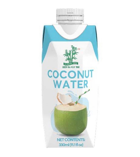 100% Pure Coconut Water 330ml from Vietnam - BAMBOO TREE