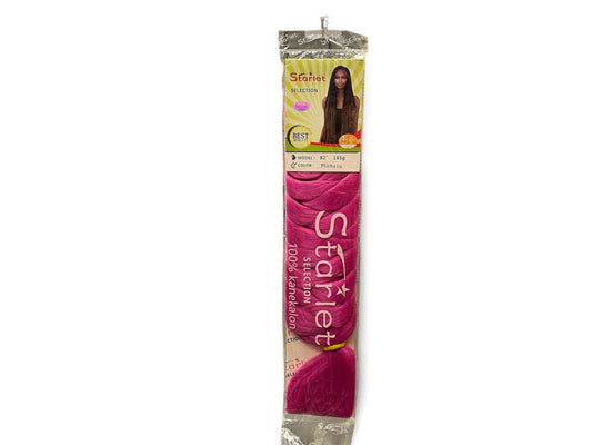 Starlet hair extensions 100% kanekalon model 82; color Fuchsia 165g